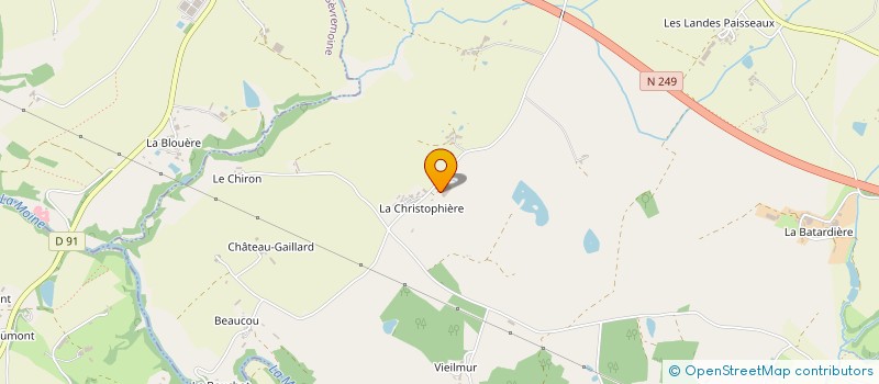 localisation de l'entreprise MONSIEUR ALAIN RETAILLEAU  LA SEGUINIERE