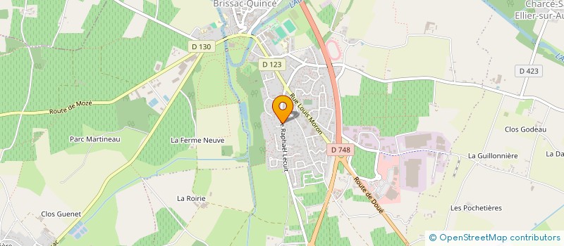 localisation de l'entreprise MONSIEUR ALAIN RETIF à BRISSAC LOIRE AUBANCE