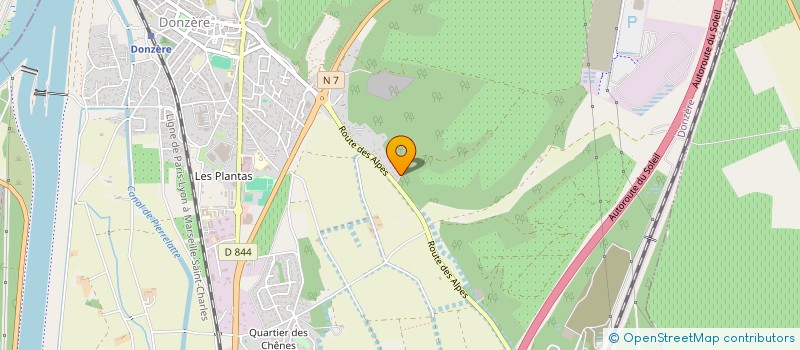 localisation de l'entreprise MONSIEUR ALAIN REY  DONZERE