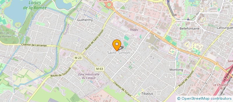 localisation de l'entreprise MONSIEUR ALAIN REY à TOULOUSE