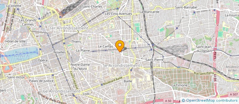 localisation de l'entreprise MONSIEUR ALAIN REYMOND à MARSEILLE