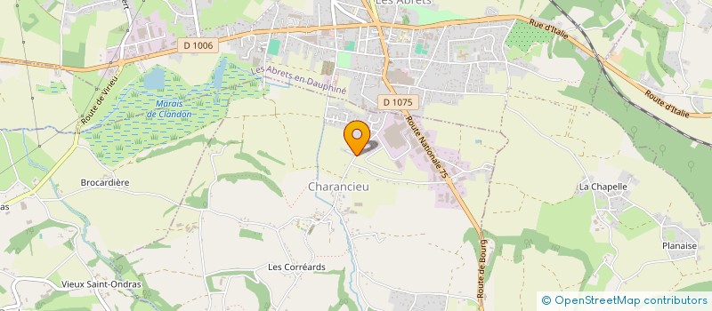 localisation de l'entreprise MONSIEUR ALAIN REYNAUD  CHARANCIEU