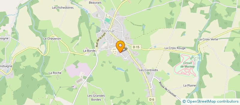 localisation de l'entreprise MONSIEUR ALAIN RIBAULT à BONNAT