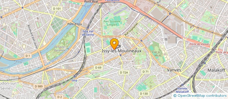 localisation de l'entreprise MONSIEUR ALAIN RIBERE à ISSY-LES-MOULINEAUX