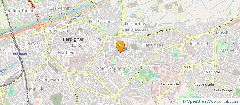 localisation de l'entreprise MONSIEUR ALAIN RIBES  PERPIGNAN