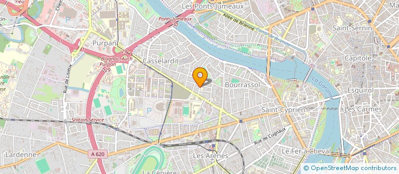 localisation de l'entreprise MONSIEUR ALAIN RICARD à TOULOUSE