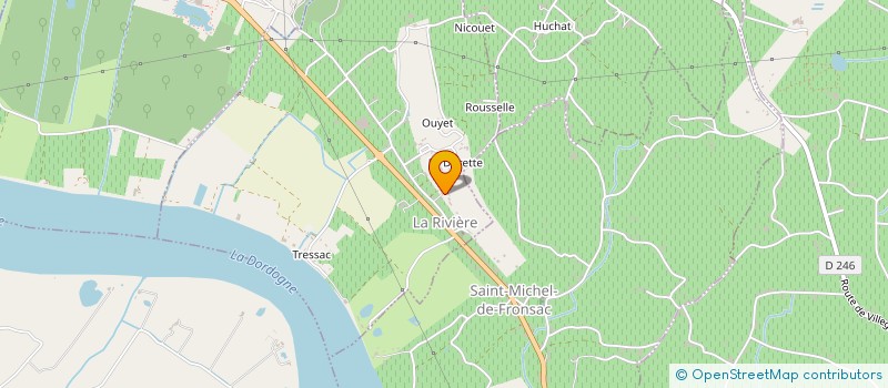 localisation de l'entreprise MONSIEUR ALAIN RICARD  LA RIVIERE