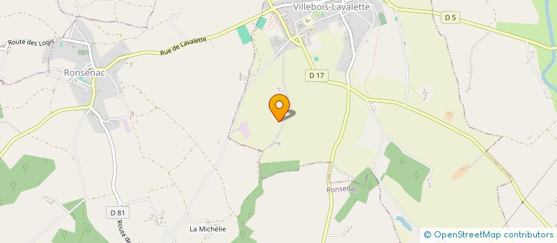 localisation de l'entreprise MONSIEUR ALAIN RICHARD à VILLEBOIS-LAVALETTE