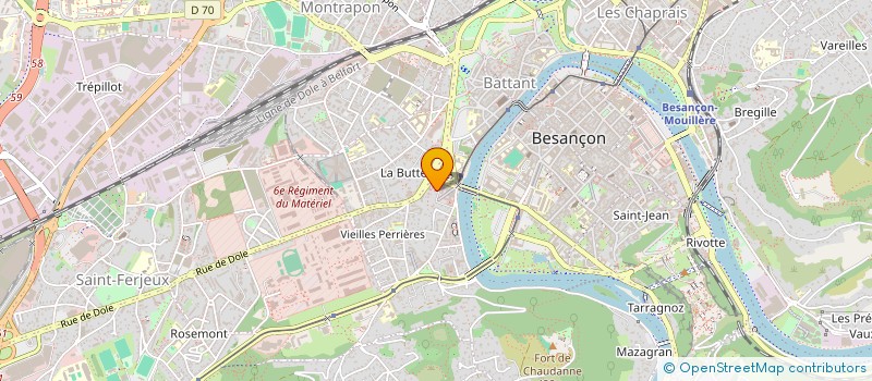 localisation de l'entreprise MONSIEUR ALAIN RICHARD  BESANCON