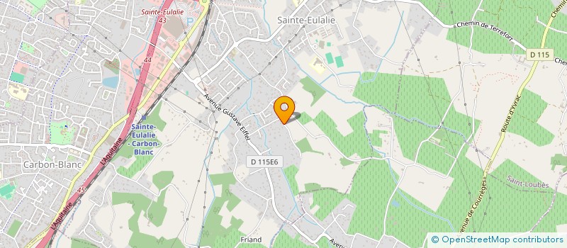 localisation de l'entreprise MONSIEUR ALAIN RICHARD à SAINTE-EULALIE