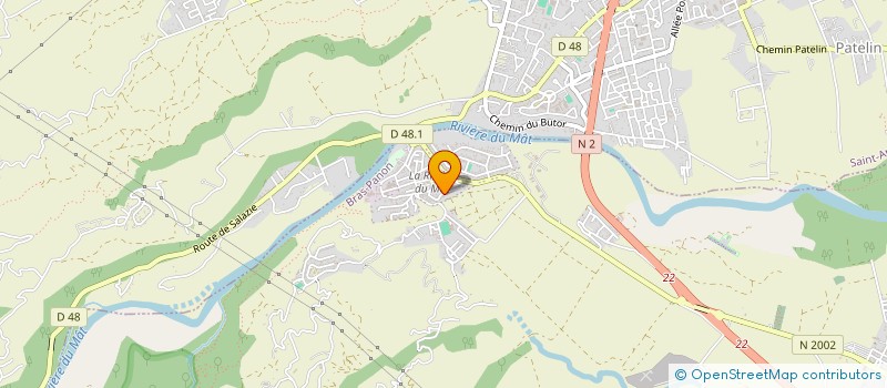 localisation de l'entreprise MONSIEUR ALAIN RICHEFEU  BRAS-PANON