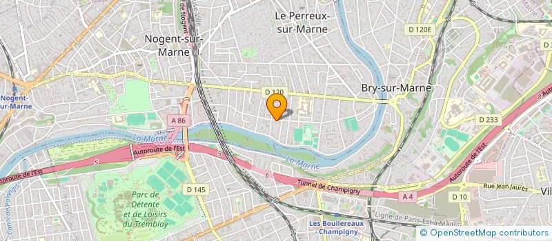 localisation de l'entreprise MONSIEUR ALAIN RICHON  LE PERREUX-SUR-MARNE