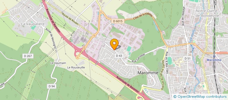 localisation de l'entreprise MONSIEUR ALAIN RICHOUX  MAROMME