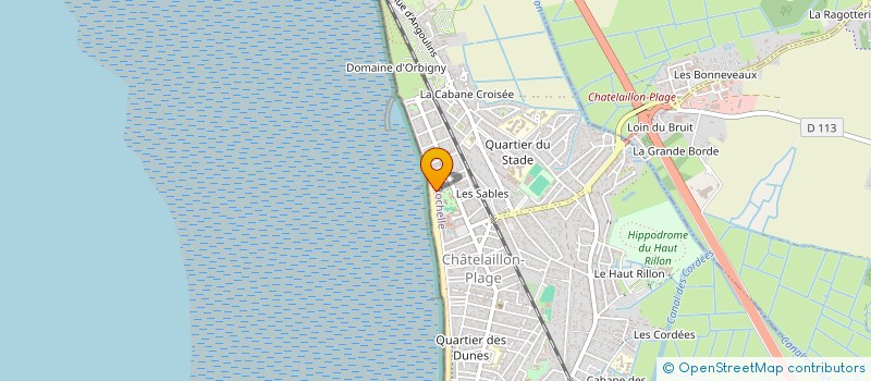 localisation de l'entreprise MONSIEUR ALAIN RICOUART  LE THOU