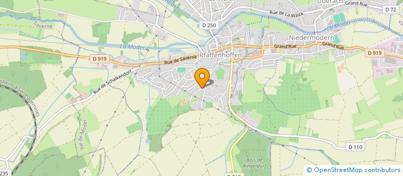 localisation de l'entreprise MONSIEUR ALAIN RIEFFEL  VAL-DE-MODER