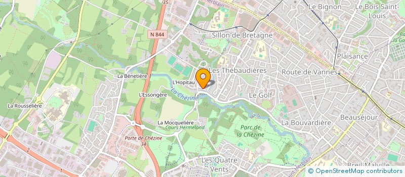 localisation de l'entreprise MONSIEUR ALAIN RIGAUD  SAINT-HERBLAIN