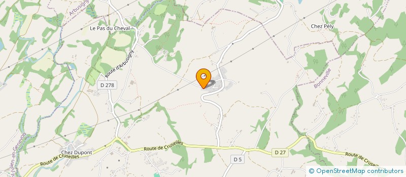 localisation de l'entreprise MONSIEUR ALAIN RIGGAZ  FILLIERE