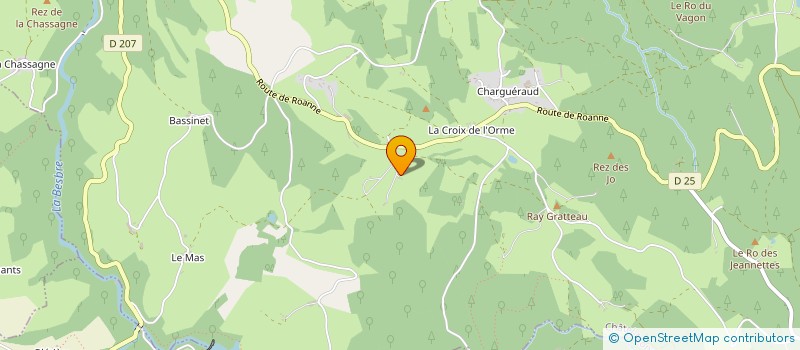 localisation de l'entreprise MONSIEUR ALAIN RIGOLET  CHATEL-MONTAGNE