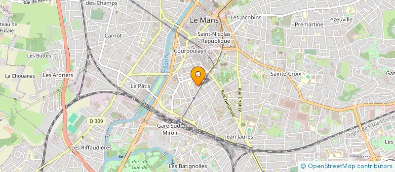 localisation de l'entreprise MONSIEUR ALAIN RIGOLLET à LE MANS