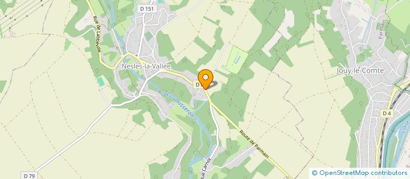 localisation de l'entreprise MONSIEUR ALAIN RIGOLLET  NESLES-LA-VALLEE