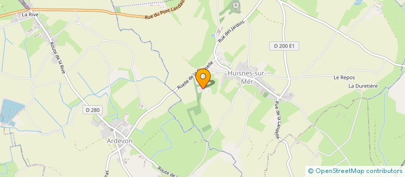 localisation de l'entreprise MONSIEUR ALAIN RIGOT  HUISNES-SUR-MER