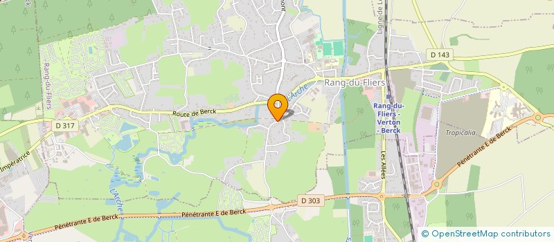 localisation de l'entreprise MONSIEUR ALAIN RIMBAULT  RANG-DU-FLIERS