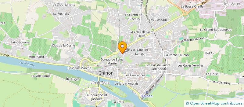 localisation de l'entreprise MONSIEUR ALAIN RIOT  CHINON