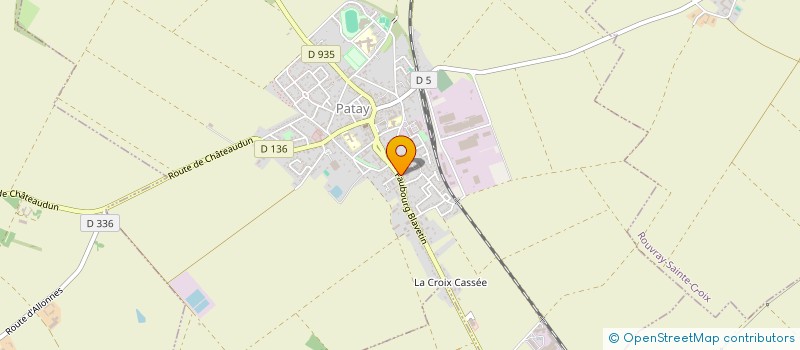 localisation de l'entreprise MONSIEUR ALAIN RIOTTEAU à PATAY