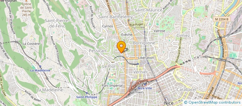 localisation de l'entreprise MONSIEUR ALAIN RISI à NICE