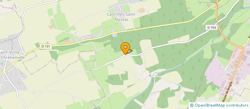 localisation de l'entreprise MONSIEUR ALAIN RISSELIN à CAORCHES-SAINT-NICOLAS