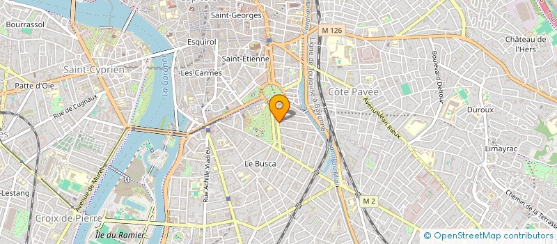 localisation de l'entreprise MONSIEUR ALAIN RIVARES  TOULOUSE