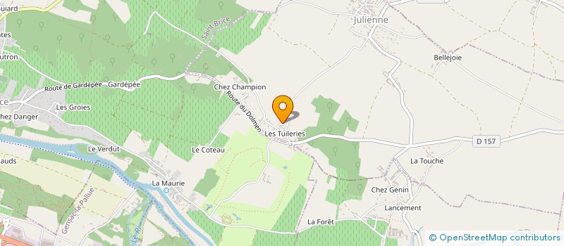 localisation de l'entreprise MONSIEUR ALAIN RIVET à JULIENNE