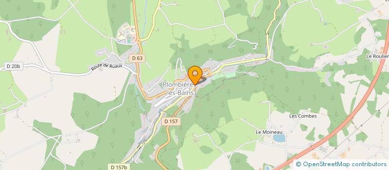 localisation de l'entreprise MONSIEUR ALAIN ROBERT  PLOMBIERES-LES-BAINS