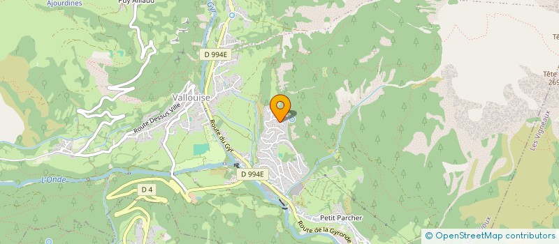 localisation de l'entreprise MONSIEUR ALAIN ROBERT  VALLOUISE-PELVOUX