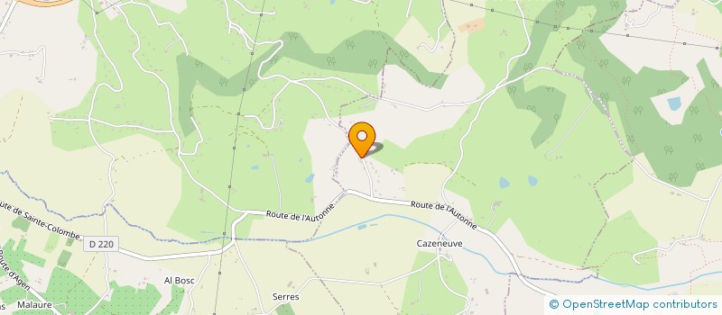 localisation de l'entreprise MONSIEUR ALAIN ROBERT  ALLEZ-ET-CAZENEUVE