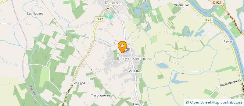 localisation de l'entreprise MONSIEUR ALAIN ROBERT  BARRY-D'ISLEMADE