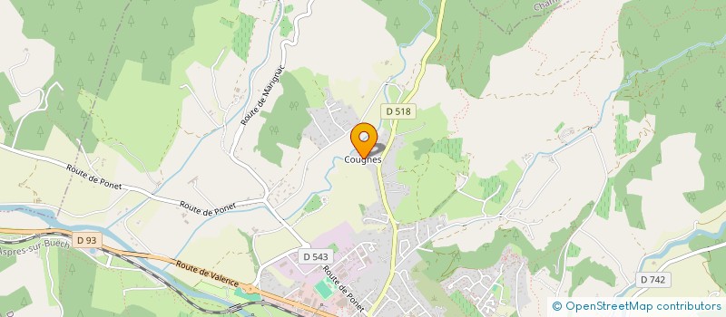 localisation de l'entreprise MONSIEUR ALAIN ROBERT MAGNAN  DIE