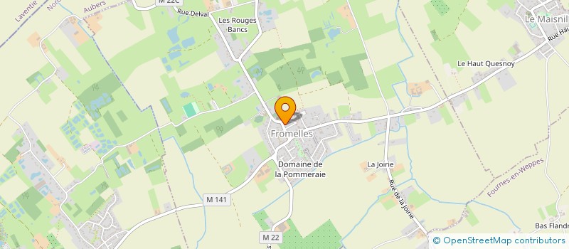 localisation de l'entreprise MONSIEUR ALAIN ROBILLARD à FROMELLES