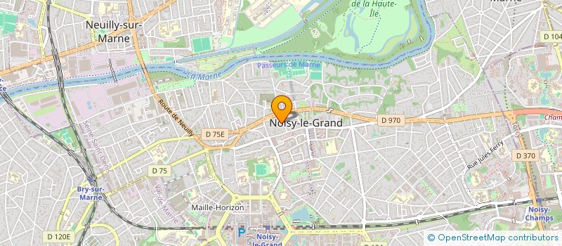 localisation de l'entreprise MONSIEUR ALAIN ROBIN  NOISY-LE-GRAND