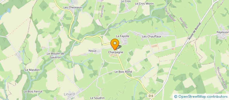 localisation de l'entreprise MONSIEUR ALAIN ROBIN à LINARD-MALVAL