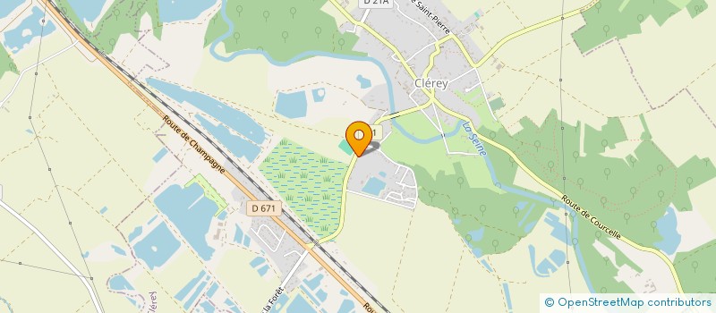 localisation de l'entreprise MONSIEUR ALAIN ROCHARD  CLEREY