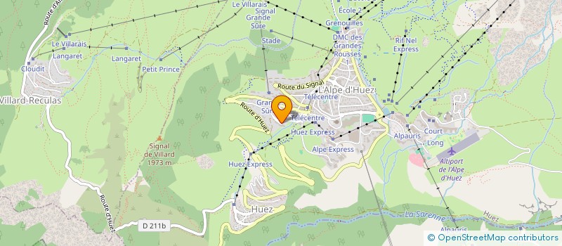 localisation de l'entreprise MONSIEUR ALAIN ROCHE  HUEZ