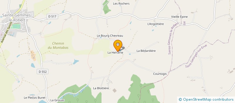 localisation de l'entreprise MONSIEUR ALAIN ROCHER  SAINTE GEMMES LE ROBERT