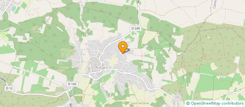 localisation de l'entreprise MONSIEUR ALAIN RODET  AUBAIS