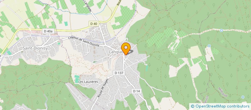 localisation de l'entreprise MONSIEUR ALAIN RODRIGUEZ  LANGLADE