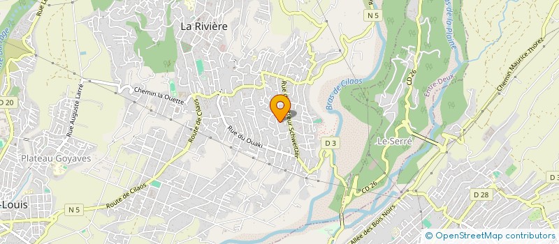 localisation de l'entreprise MONSIEUR ALAIN ROGER à SAINT-LOUIS