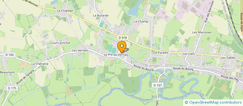 localisation de l'entreprise MONSIEUR ALAIN ROLANDO  BRANGES