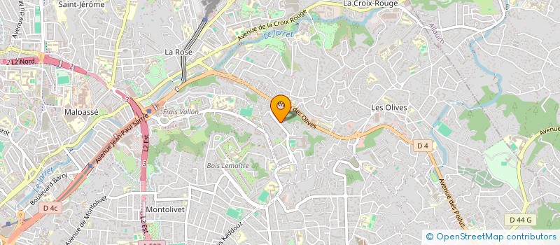 localisation de l'entreprise MONSIEUR ALAIN ROLLAND à MARSEILLE 13EME