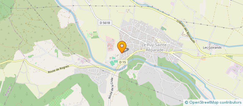 localisation de l'entreprise MONSIEUR ALAIN ROMA  LE PUY-SAINTE-REPARADE