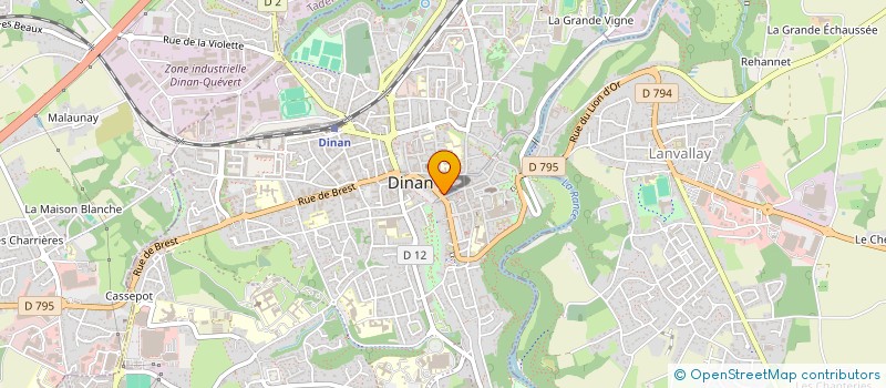 localisation de l'entreprise MONSIEUR ALAIN ROMAGNE à DINAN